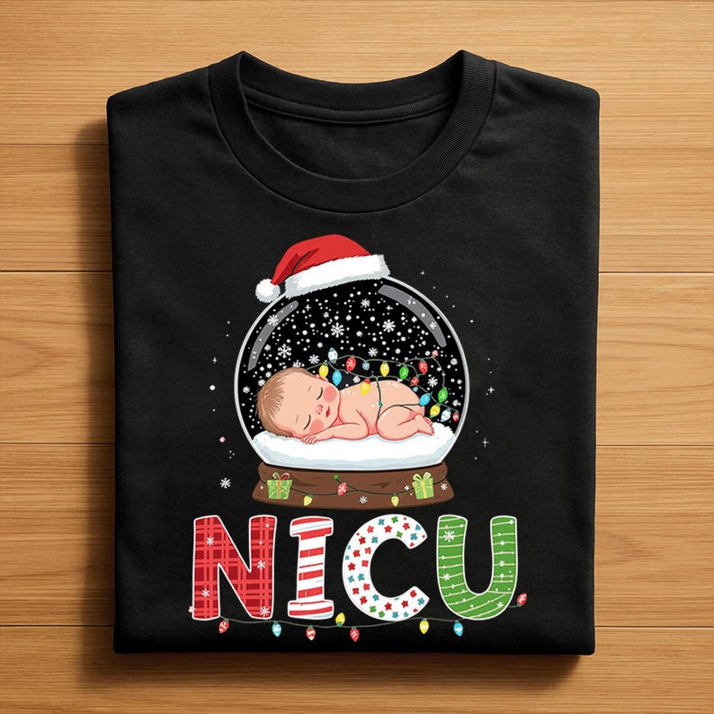 NICU, ICU Cute Christmas Nurse Sweatshirt, Hoodie, Tshirt Gifts